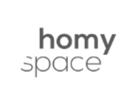 Logo letras negras homyspace
