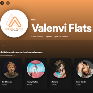 Captura perfil Spotify Valenvi Flats